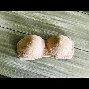 VS Pink Strapless Bra